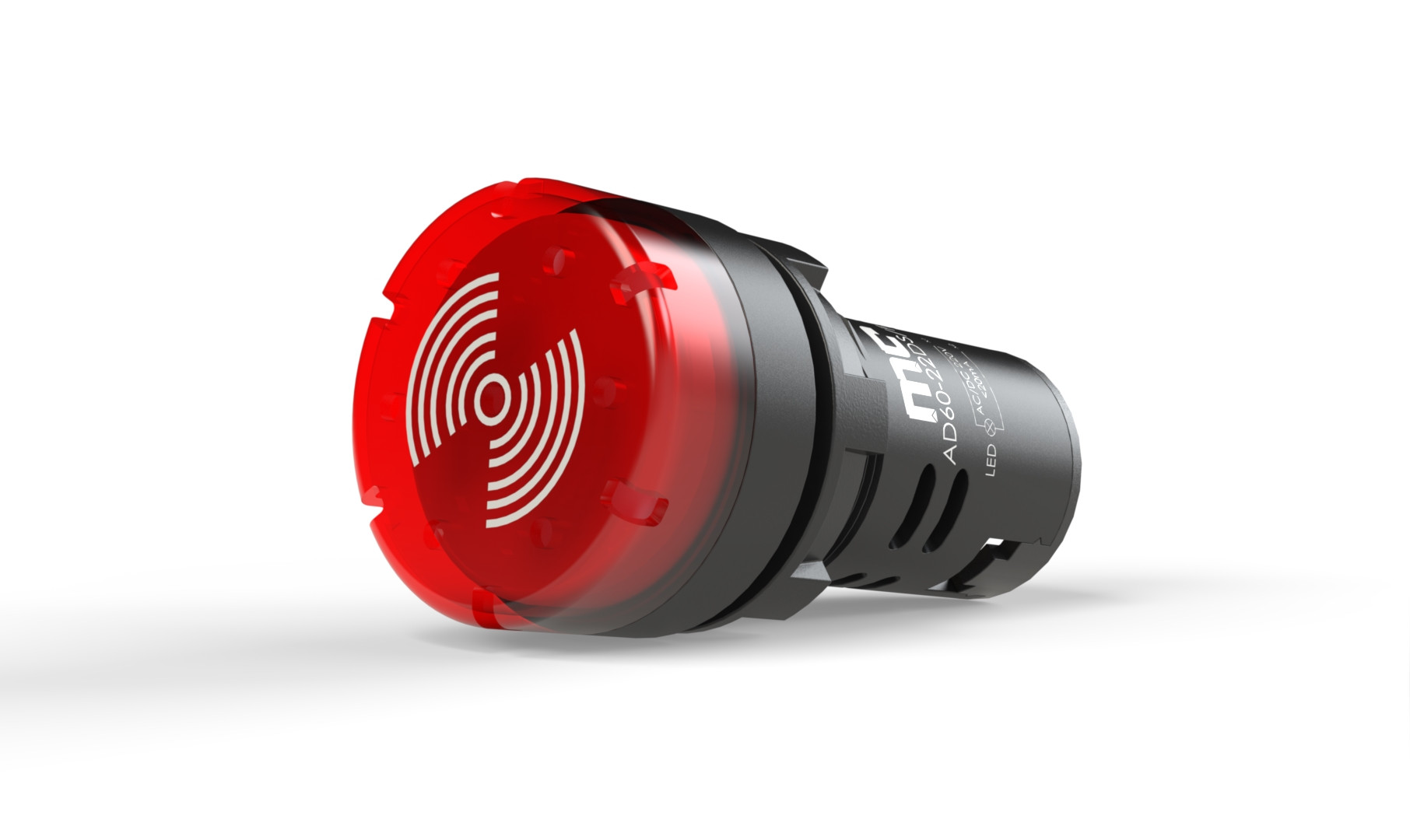 Указатель (индикатор) свето-звуковой AD60-22DS/F, красный, 220V AC/DC